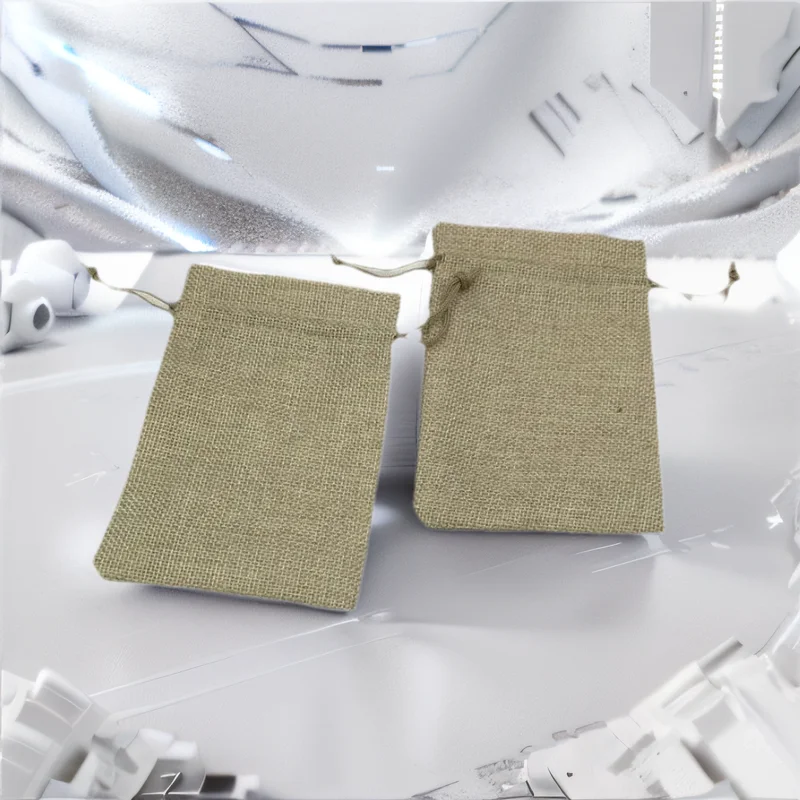 Jute Bag Packaging - 10x14 سنتيمتر 300 قطعة أكياس الجوت