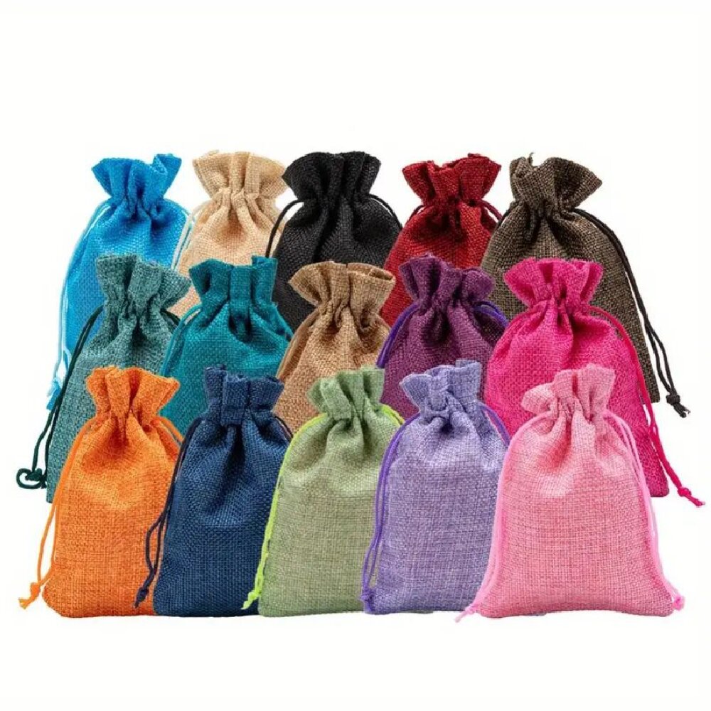 GiftsEden، 10 قطع/40 قطعة، حقي - مراجعة Jute Bag Packaging وسعره