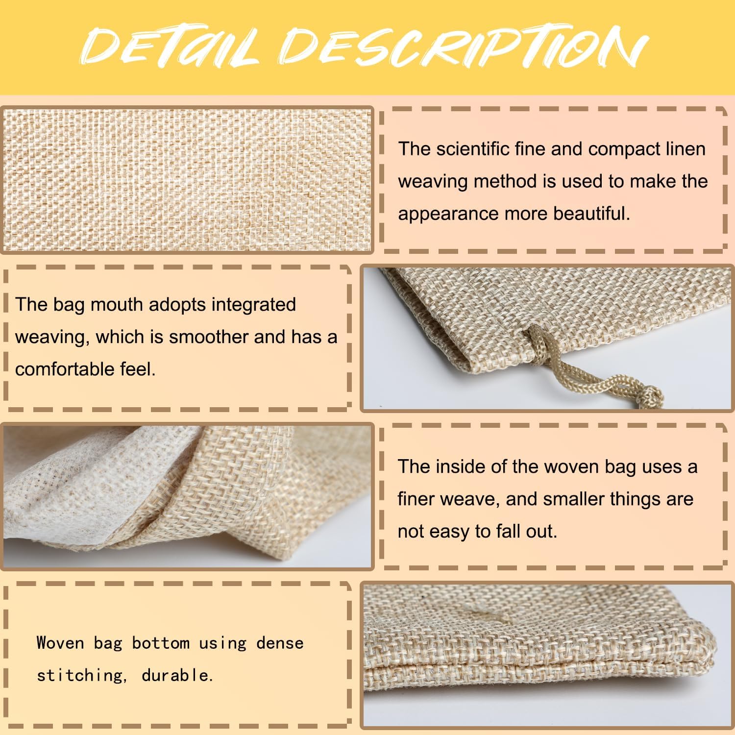 GiftsEden، 10 قطع/40 قطعة، حقي - مراجعة Jute Bag Packaging وسعره