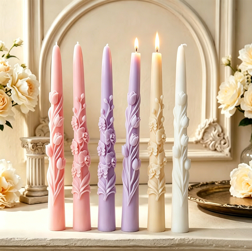 قالب سيليكون لصنع شموع الزهور  - مراجعة Candle Making Soy Wax وسعره