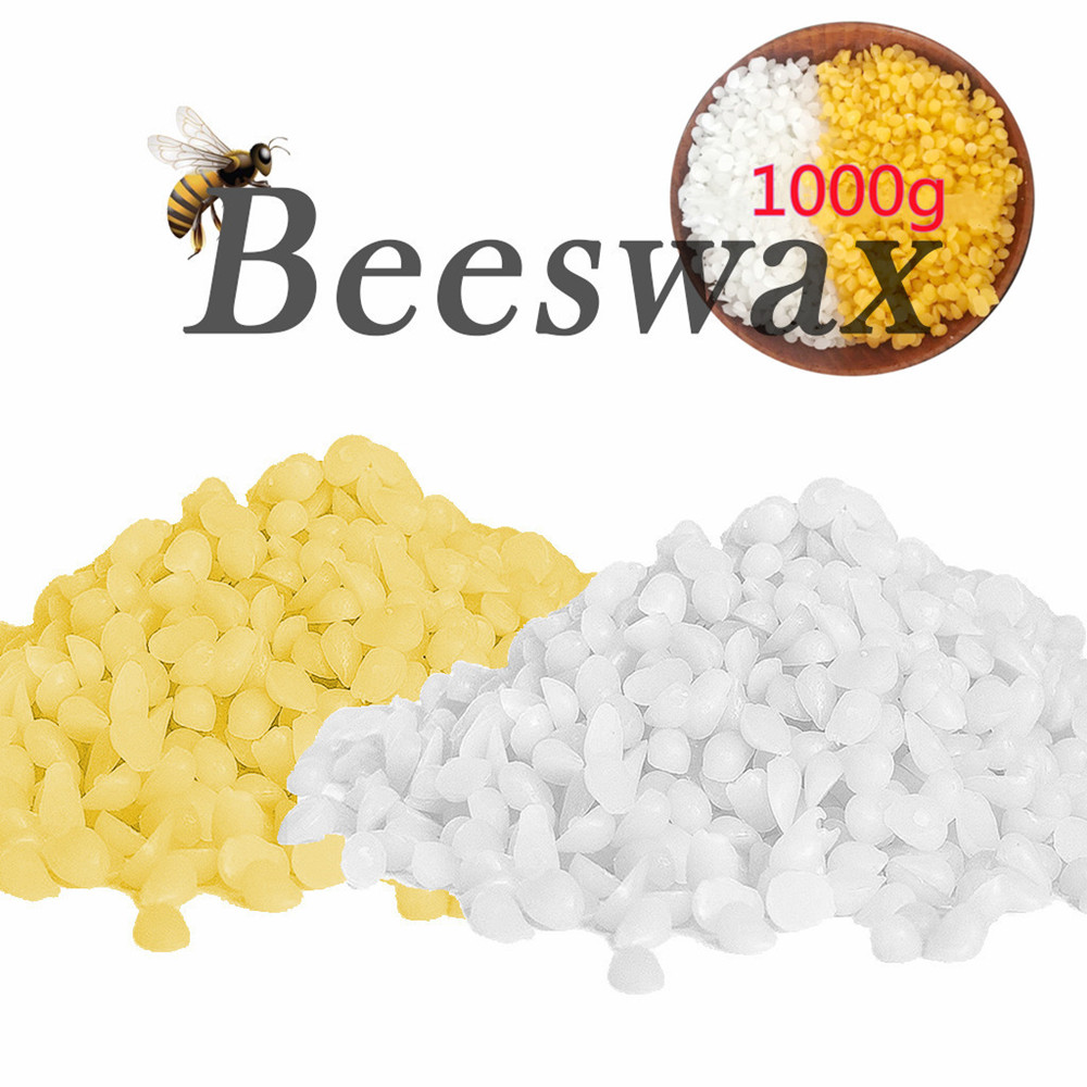 1000g شمع العسل الطبيعي النقي  - مراجعة Candle Making Soy Wax وسعره