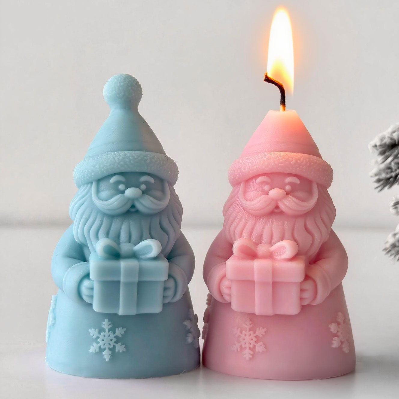 سانتا كلوز هدية صندوق قالب من  - مراجعة Candle Making Soy Wax وسعره