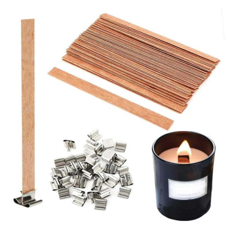 30 قطعة فتيل شمعة خشبية عالية  - مراجعة Candle Making Kit Beeswax وسعره