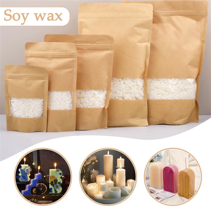 50-1000 جرام شمع الصويا النقي  - مراجعة Candle Making Soy Wax وسعره