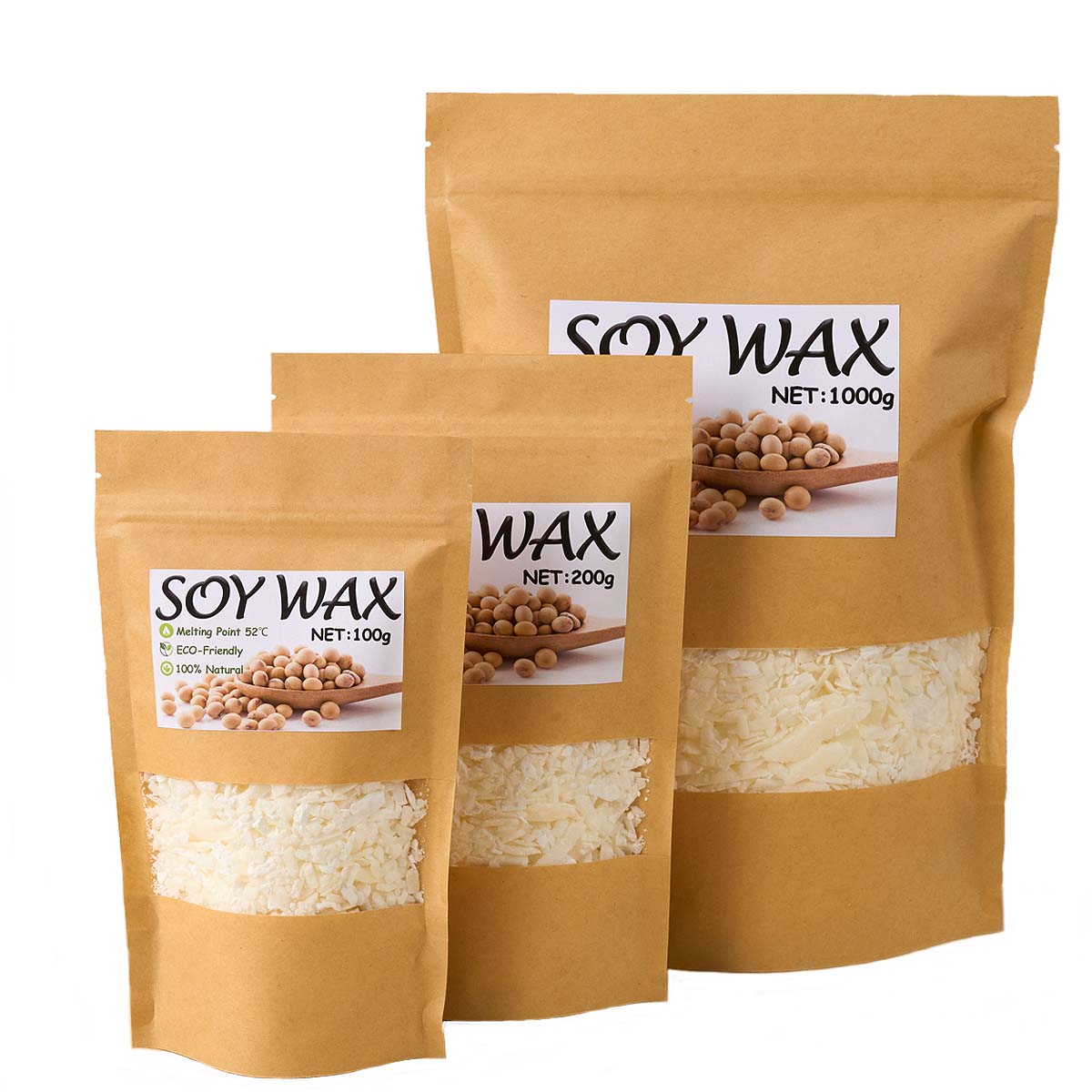 1 جنيه شمع الصويا الأبيض النقي - مراجعة Candle Making Soy Wax وسعره