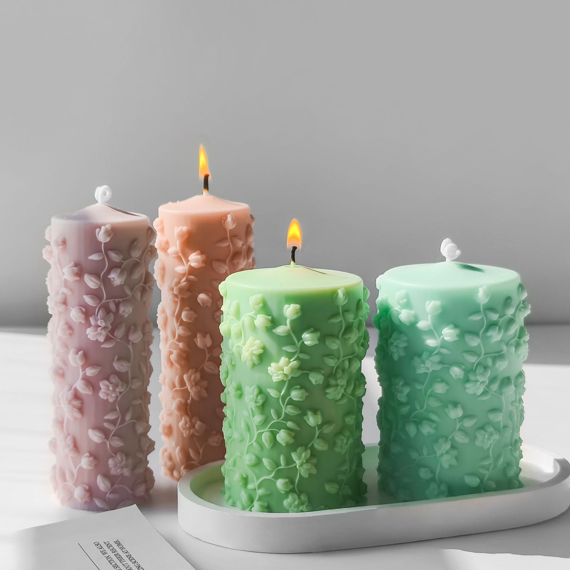 ثلاثية الأبعاد اسطوانة تنقش فا - مراجعة Candle Making Vinings وسعره
