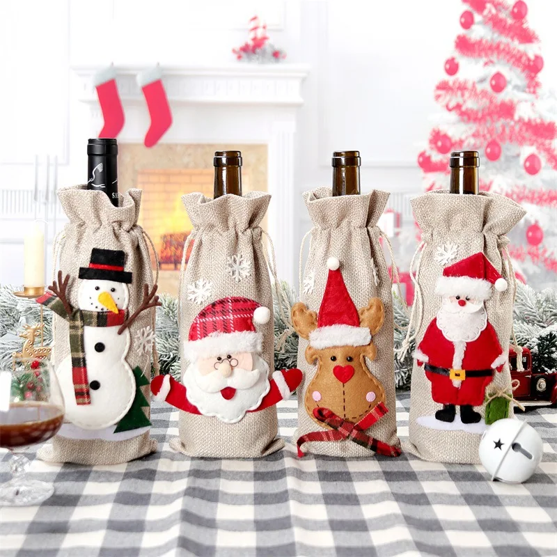 كيس غطاء زجاجة النبيذ لعيد الم - مراجعة Jute Bag Packaging وسعره