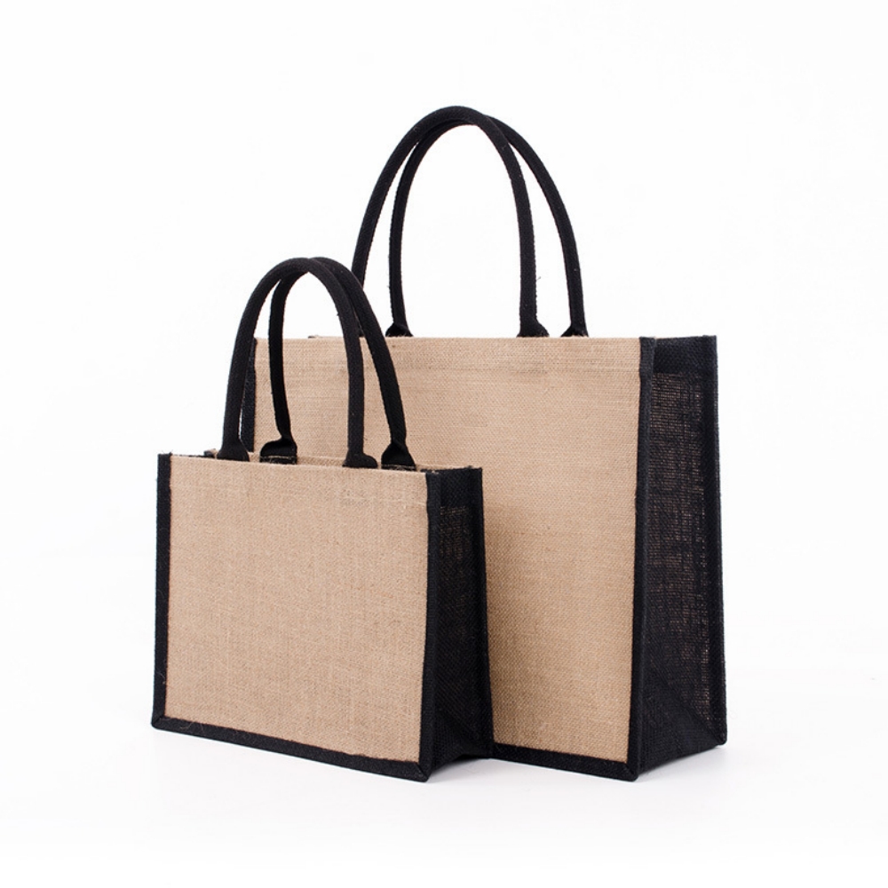 حقيبة تسوق من الخيش صديقة للبي - مراجعة Jute Bag Packaging وسعره