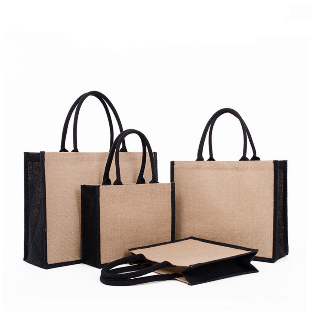 حقيبة تسوق من الخيش صديقة للبي - مراجعة Jute Bag Packaging وسعره